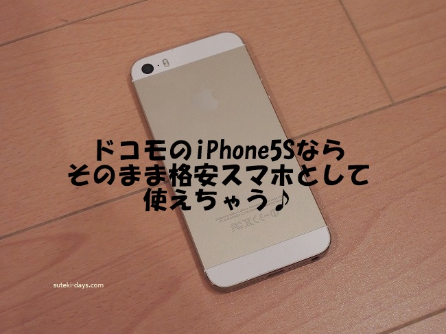 iphone5sは格安スマホで使える
