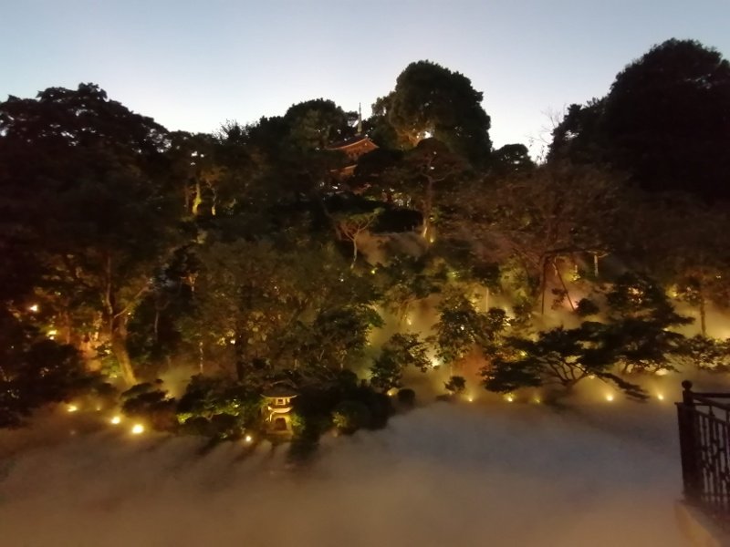 ホテル椿山荘東京の庭園 雲海